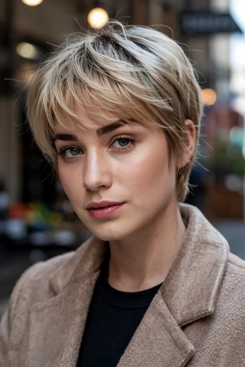 best haircut for chubby face