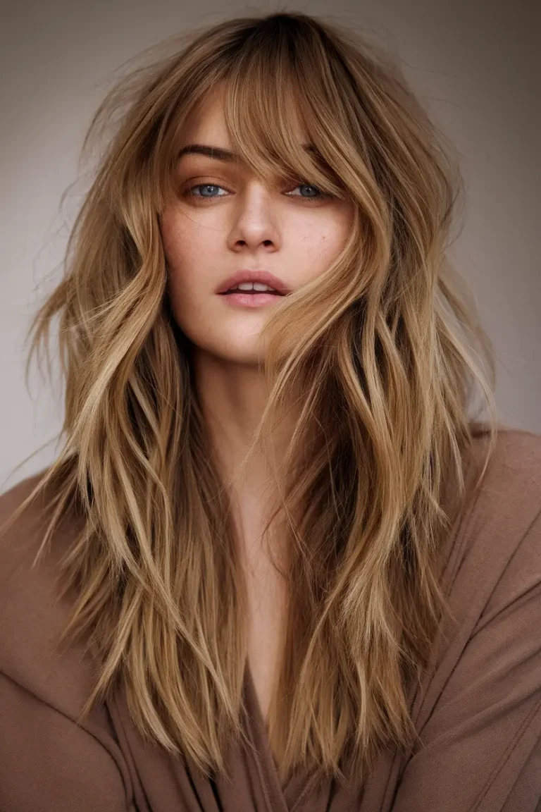 butterfly haircut long hair