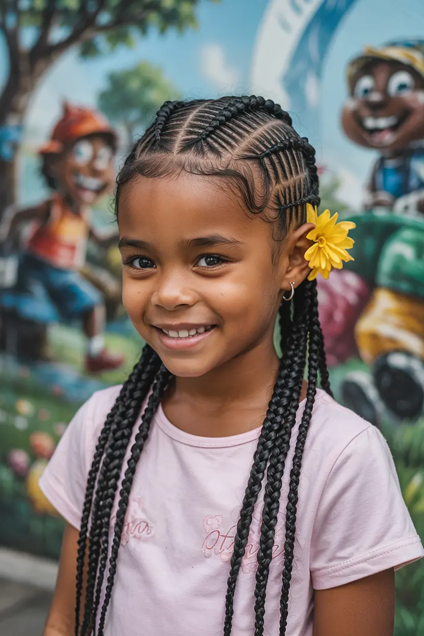 braided pigtails for kids