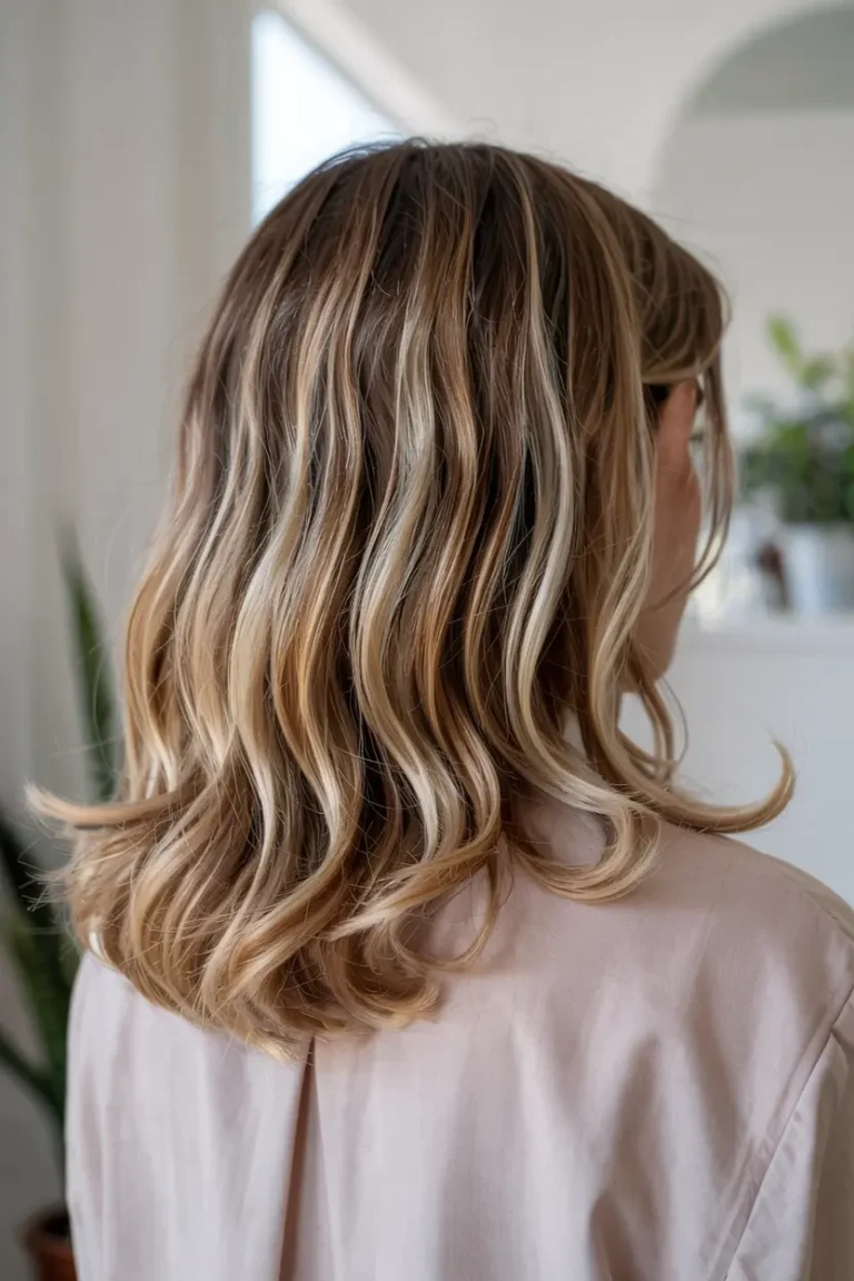 Blonde highlights