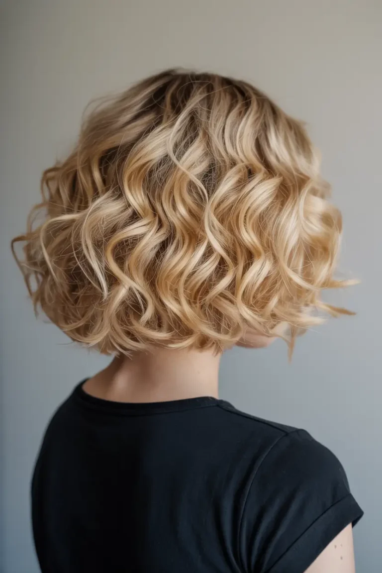 blonde bob