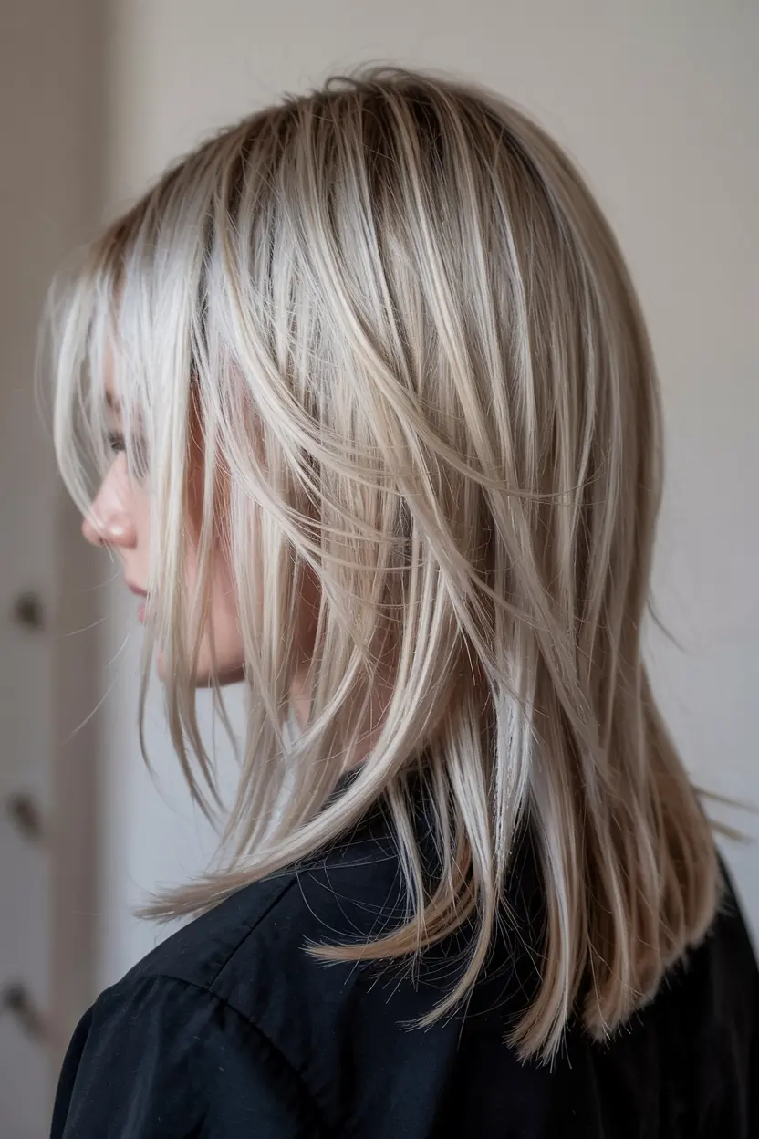 ash blonde hair